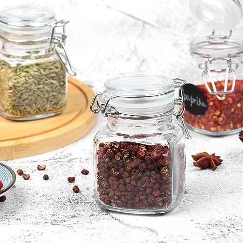 12 Pack Glass Jars with Airtight Lids