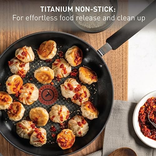 Ultimate Hard Anodized Nonstick Fry Pan With Lid 12 Inch (12-Inch with lid)