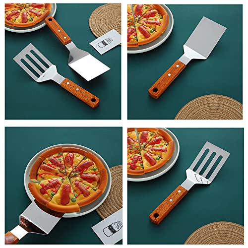2 PCS Metal Spatula for Cast Iron Skillet