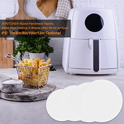 8 Inch Parchment Paper Rounds for Cake Pans (8inch-100pcs / White)