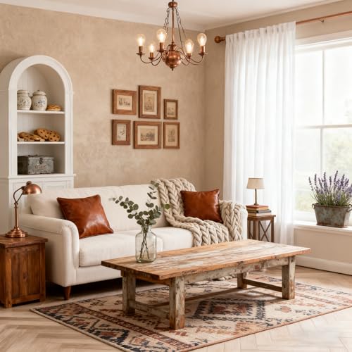 95 Inches Long White Curtains for Living Room Bedroom Light Filtering Semi Sheer Patio Curtains & Drapes Soft Sliding Glass Door Window Treatments Back Tab Farmhouse (100"W x 95"L (Pack of 1) / Pure White)