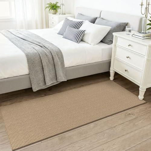 Boho Runners for Hallways 2x5 ft Washable Kitchen Runner Non Slip Rubber Backed Hall Runners Cotton Entryway Runner Rugs for Indoor Backdoor Bedroom Kitchen (Orange Beige/Tan/Brown / 2' x 5' (Runner))