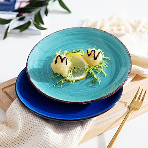 Bonita Blue Salad Plate Set of 6 (7.5 Inch / Cool Color)