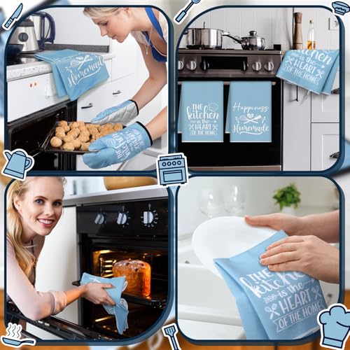 6 Pcs Kitchen Decor Accessories Set (Light Blue / Kitchen)