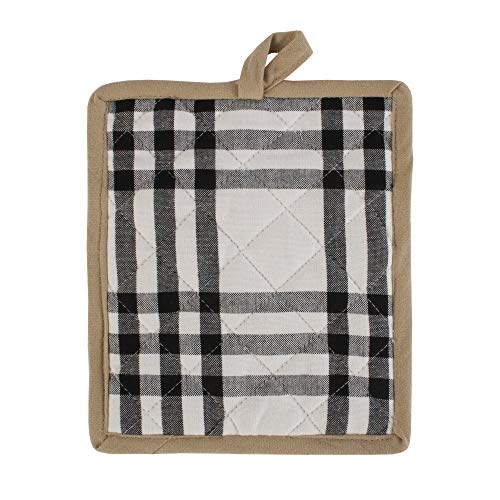 Home Sweet Farmhouse Kitchen Collection (Black / Potholder/Oven Mitt/Dishtowel Set)