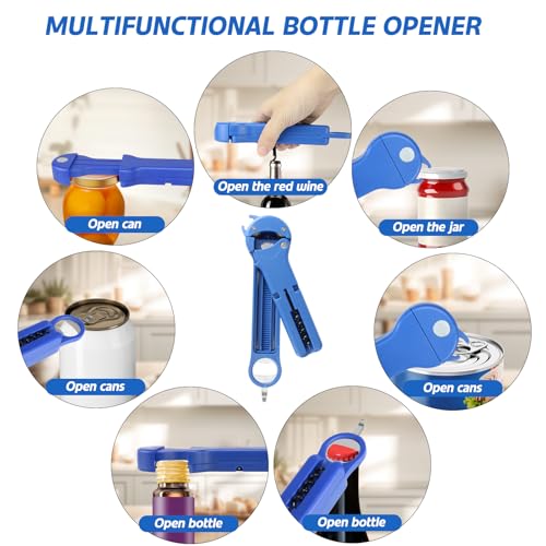 Jar Opener for Seniors with Arthritis (Blue)