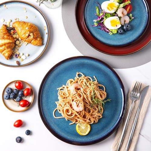 Ceramic Dinnerware Sets for 6 (Modern-colorful / Service for 6 (18 Pcs))