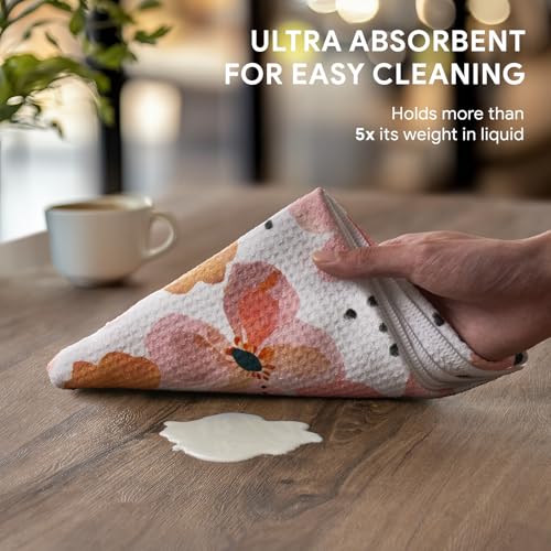 Waffle Kitchen Towel Set of 2 (Blossom Breeze)