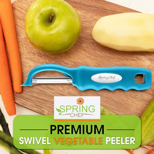 Swivel Vegetable Peeler for Kitchen w (Teal)