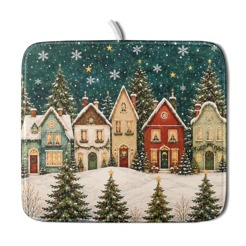 Christmas Dish Drying Mat (18" x 16")