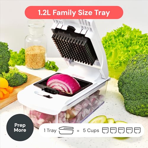 Pro Original Vegetable Chopper & Spiralizer (White / 4 in 1)