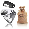 5 Pieces Kitchen Gadgets Set with Storage Bag (Black White Gray 4pcs)