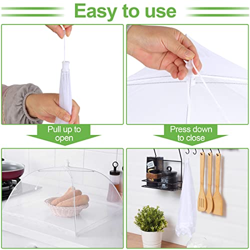 4 Pack Mesh Food Covers 17 inch (4 Pack, 17 Inch)