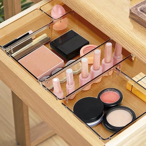 13 PCS Drawer Organizer Set (Champagne / 13 PCS)