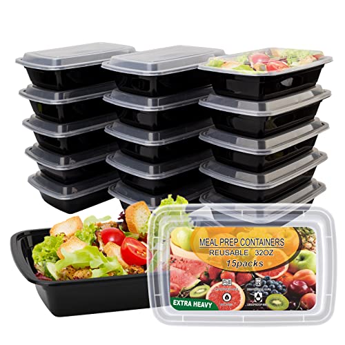 15 Pack Meal Prep Containers 32oz (32oz-15pack)