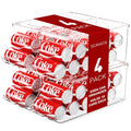 4 Pack Stackable Refrigerator Organizer (Transparent)