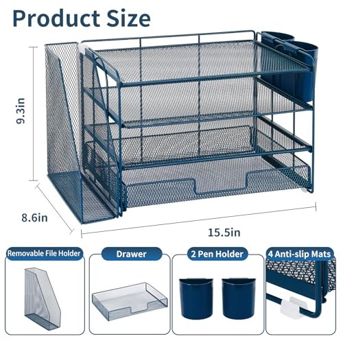 Desk Organizer (Dark Blue / 4T)