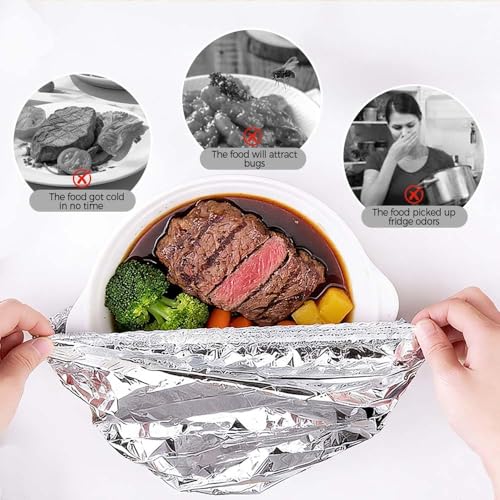 2026 New Reusable Aluminum Foil Food Covers