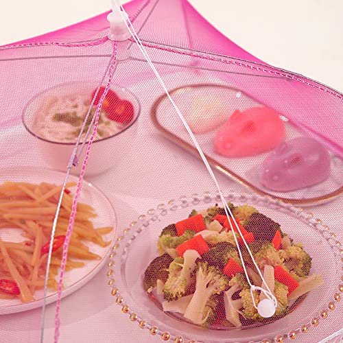 6 Pack Colored Mesh Food Cover Tents by Winknowl (6 PACK (17”x17”) / Multicolor)