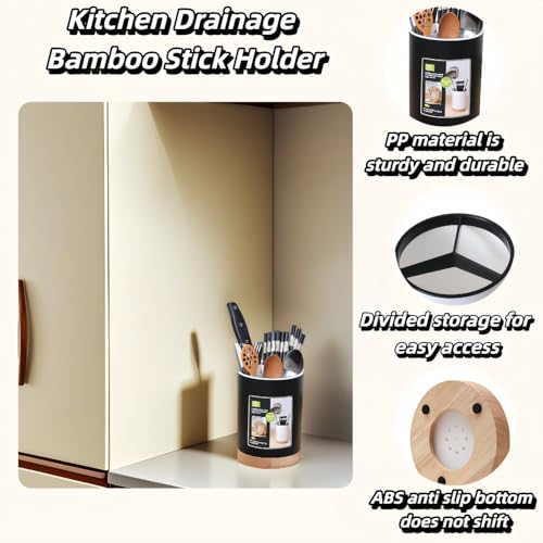 Modern Kitchen Utensil Holder with Drainage
