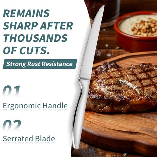Steak Knives Set of 12 (Only Knives / Silver for 12)