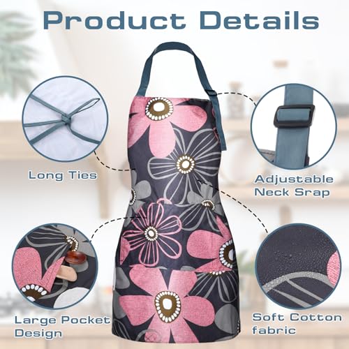 2 Pcs Aprons For Women with Pockets