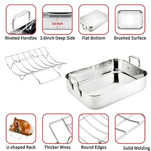 Roasting Pan with Rack (16.5INCH)