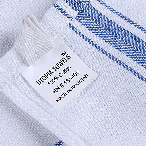 Blue Dish Towels [6 Pack (Blue)