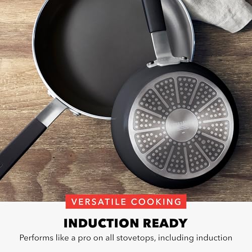 x Bobby Flay 13 Piece Nonstick Cookware Pots and Pans Set (13 Piece Cookware Set / Black)