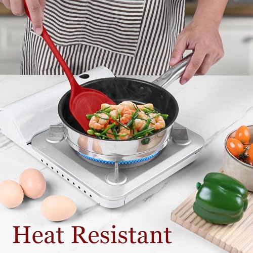 8Pcs Kitchen Cooking Utensils Set (Red)