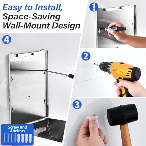 Commercial Paper Towel Dispenser Wall Mount (400 C-Fold/525 Multi-Fold)