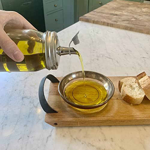 Stainless Steel Oil Cruet Lid (Regular Mouth / Regular Mouth)