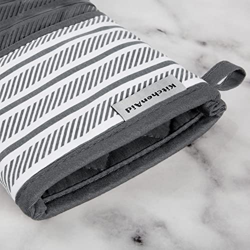 Albany Oven Mitt 2 (Charcoal Grey / 7"x13")