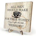 Coffee Bar Sign Plaque (Beige1 / 5.9 x 5.9 x 0.32 inches)