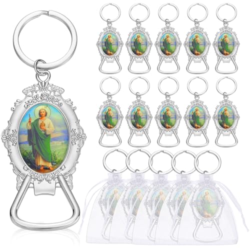 12 Pcs St. Jude Bottle Opener for Baptism Favors (St. Jude)
