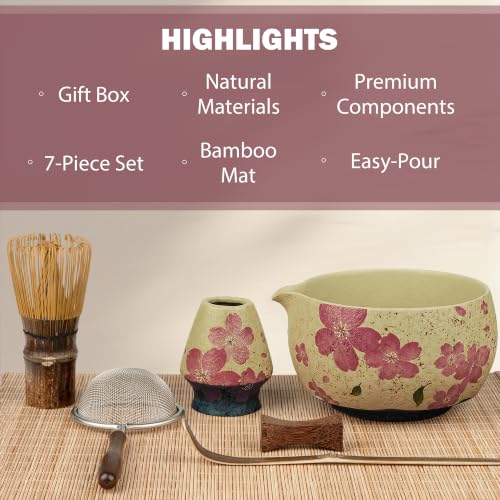 Matcha Whisk Set (Pink)