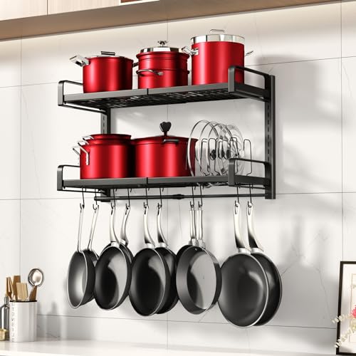 19" 30" Expandable Hanging Pot Rack (19" - 30")