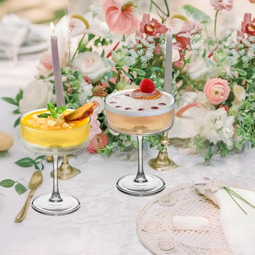 Martini Glasses Set of 6 (Clear / 6 PCS)