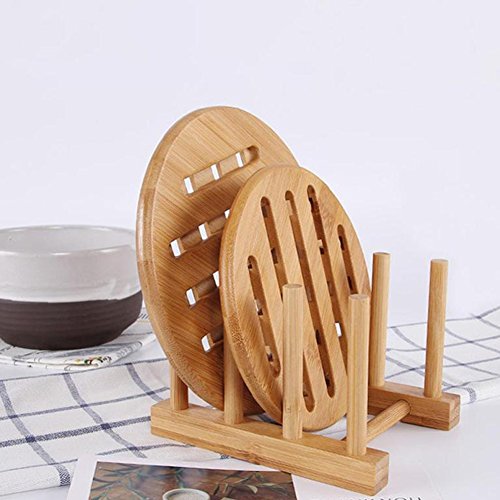 Bamboo Wooden Dish Rack Drying for Kitchen Dish (Small)