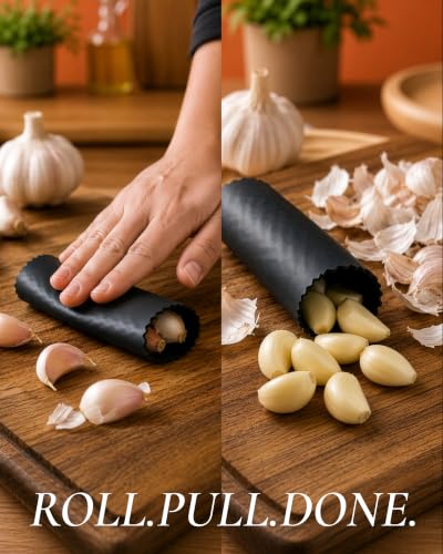 Large Premium Garlic Press Set (Extra Large | Chrome)