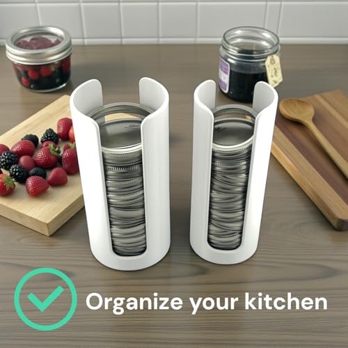 Mason Jar Lid Organizer