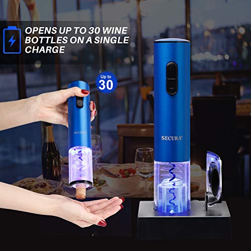 Electric Wine Opener (Blue)