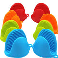 4 Pairs Silicone Cooking Pinch Grips Oven Mitts Potholder for Kitchen Cooking & Baking (4 Pairs)