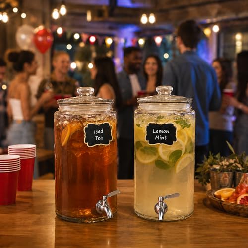 2 Gallon Beverage Dispenser 2 Pack (2 Gallon 2 Pack)