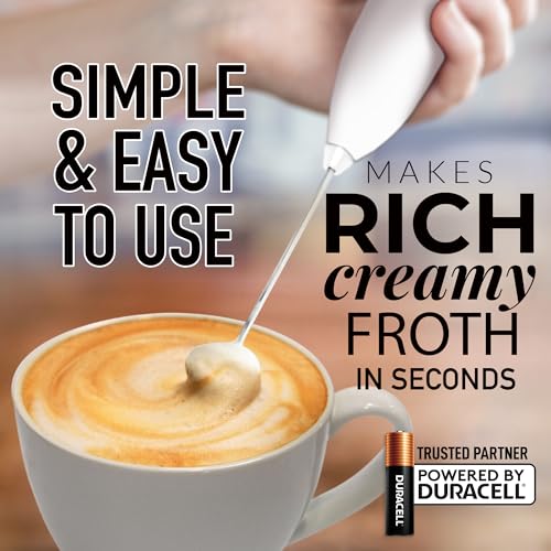 Zulay Milk Frother Wand (Milky White / Gift Box Frother)