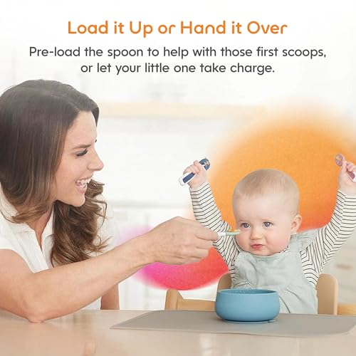 Baby Spoons Self Feeding 6 Months (3 Spoons / Little Rainbow)
