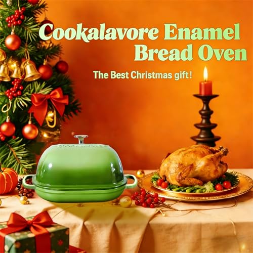 Cast Iron Bread Oven (Green / 6QT)