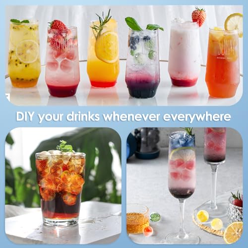 Ice Cube Tray with Lid and Bin (0.8"-2 pack / Black)