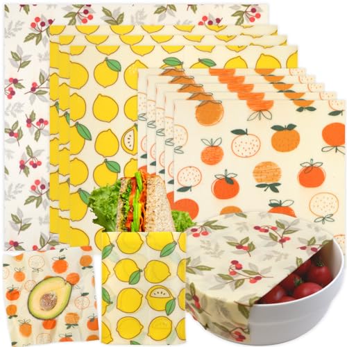 Reusable Beeswax Wrap (Cherry/Lemon/Orange)