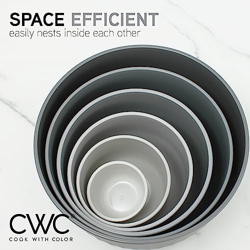 Prep Bowls with Lids (Gray / 12 Piece Set - Deep Bowls)